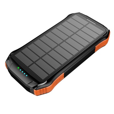 IP66 Waterproof 18W PD 16000mAh Fast Wireless Charging Solar Power Bank